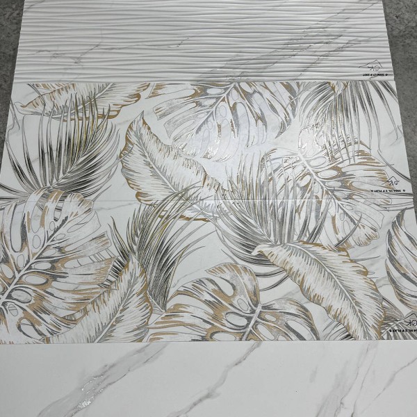 Плитка Ceramica Deseo Calacata Siene Decor Flower 30х90 см декор