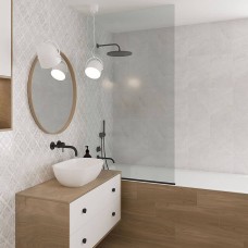 Плитка Cersanit Glam White Glossy 25x40 см