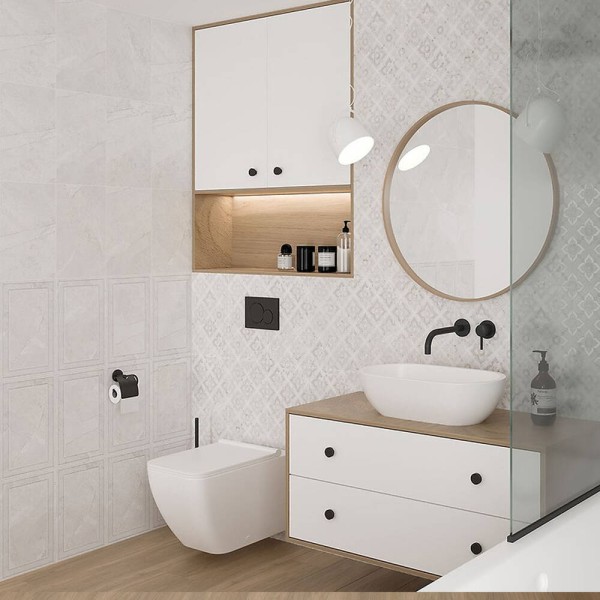 Плитка Cersanit Glam Frame Glossy 25x40 см