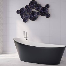 Плитка Cersanit White Satin 25x40 см