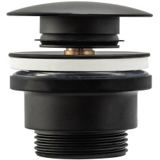 Донний клапан для раковини Paffoni ZSCA050NO 1”1/4 “ Clic-Clac, чорний матовий
