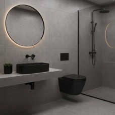 Унітаз підвісний RAK Ceramics FEELING RSTSC3901504 + RST23504A безобідковий із сидінням Soft Close