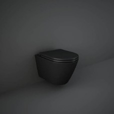 Унітаз підвісний RAK Ceramics FEELING RSTSC3901504 + RST23504A безобідковий із сидінням Soft Close