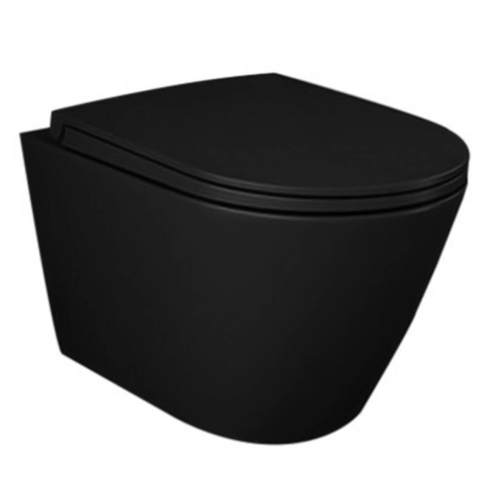 Унітаз підвісний RAK Ceramics FEELING RSTSC3901504 + RST23504A безобідковий із сидінням Soft Close