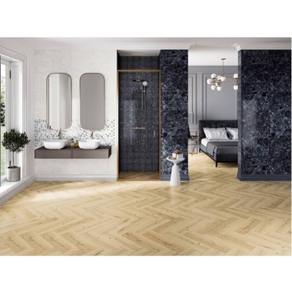 Плитка Cersanit Lenox Blue Structure Glossy 20x60 см