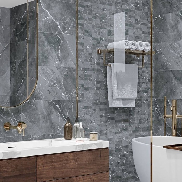 Мозаїка Cersanit Conrad Graphite Mosaic Matt 29,8x29,8 см