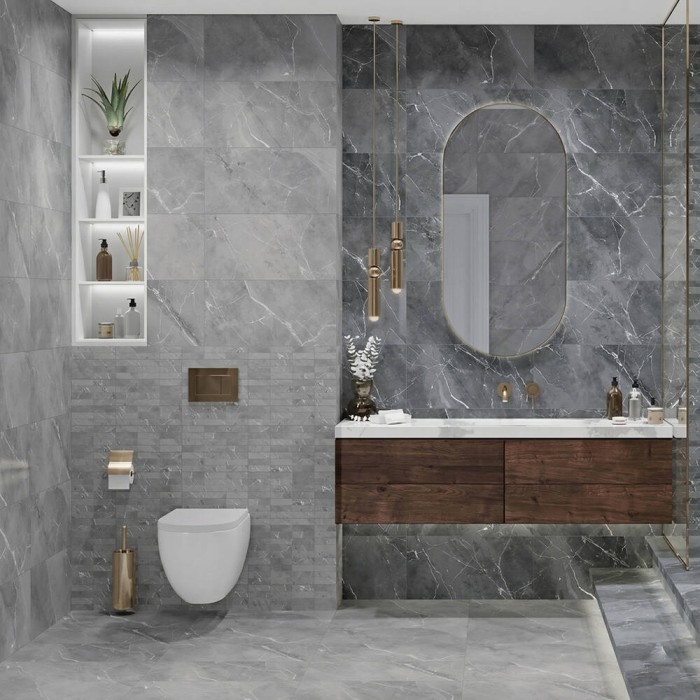 Мозаїка Cersanit Conrad Grey Mosaic Matt 29,8x29,8 см
