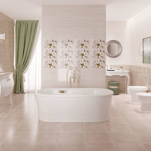 Декор Cersanit Carmel Inserto Flower 25x40 см