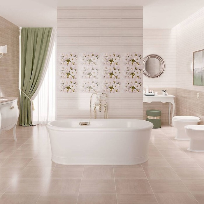 Декор Cersanit Carmel Inserto Flower 25x40 см