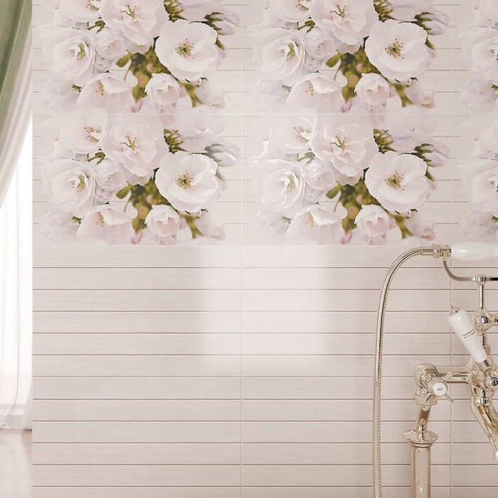 Декор Cersanit Carmel Inserto Flower 25x40 см