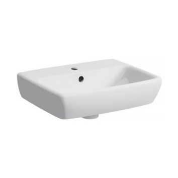 Раковина Geberit Selnova Square 500.322.01.7 45 см, отв. під зміш по центру, колір білий глянець