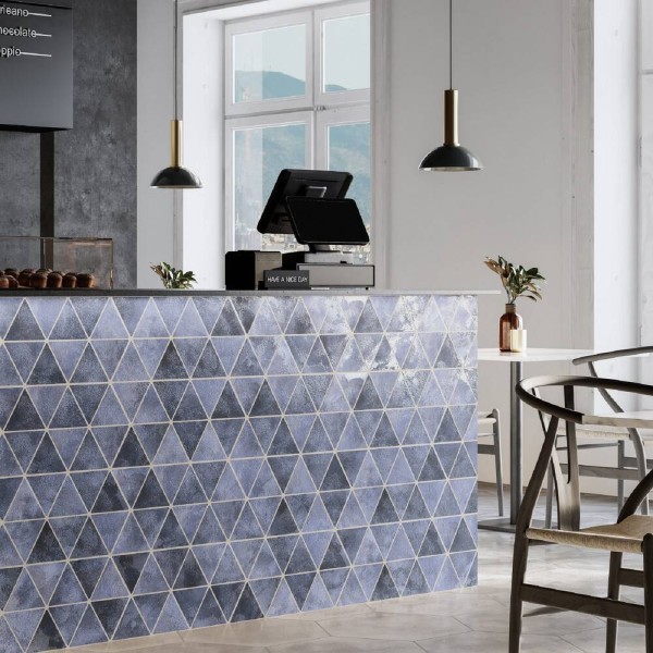 Керамограніт Realonda Triangle Craft Navy 28х48,5 см