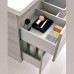 Тумба Royo Onix C0075458 80 см з раковиною Slim, cірий цемент