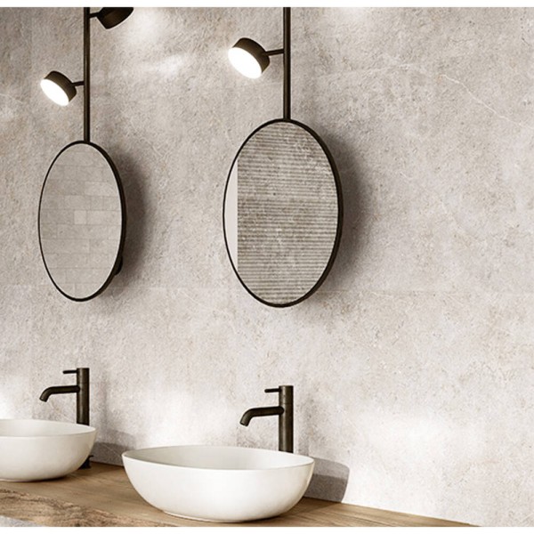 Керамограніт Novabell Landstone LST82RT LST Raw White 60x120 Rett 60x120 см