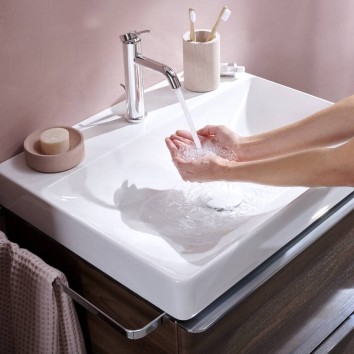 Змішувач для раковини Hansgrohe Tecturis S 73310000 з донним клапаном, хром