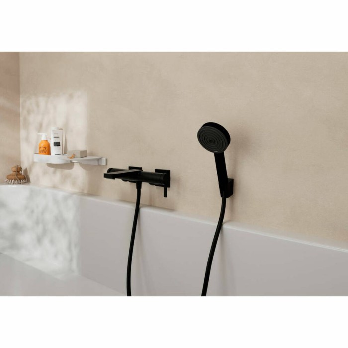 Змішувач для ванни Hansgrohe Tecturis S 73422670 чорний матовий