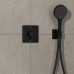 Змішувач прихованого монтажу для душу Hansgrohe Showerselect Comfort E 15572670 з термостатом, зовнішня частина, чорний матовий Змішувач прихованого монтажу для душу Hansgrohe Showerselect Comfort E 15572670 з термостатом, зовнішня частина, чорний матовий
