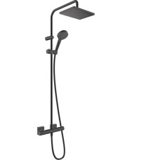 Душова система Hansgrohe Vernis Shape 26097670 з термостатом, чорний матовий