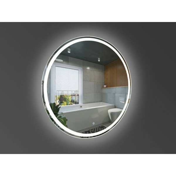 Дзеркало Devit AllRound 5501090 кругле з LED підсвіткою та тачсенсором 878x878 мм