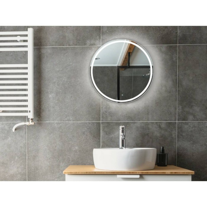 Дзеркало Devit AllRound 5501090 кругле з LED підсвіткою та тачсенсором 878x878 мм