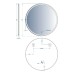 Дзеркало Devit AllRound 5501090 кругле з LED підсвіткою та тачсенсором 878x878 мм