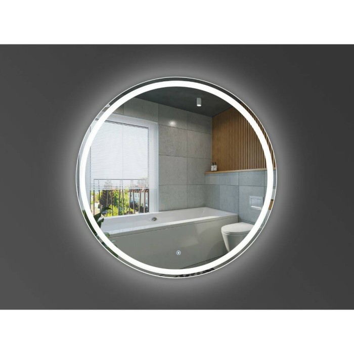 Дзеркало Devit AllRound 5501090 кругле з LED підсвіткою та тачсенсором 878x878 мм