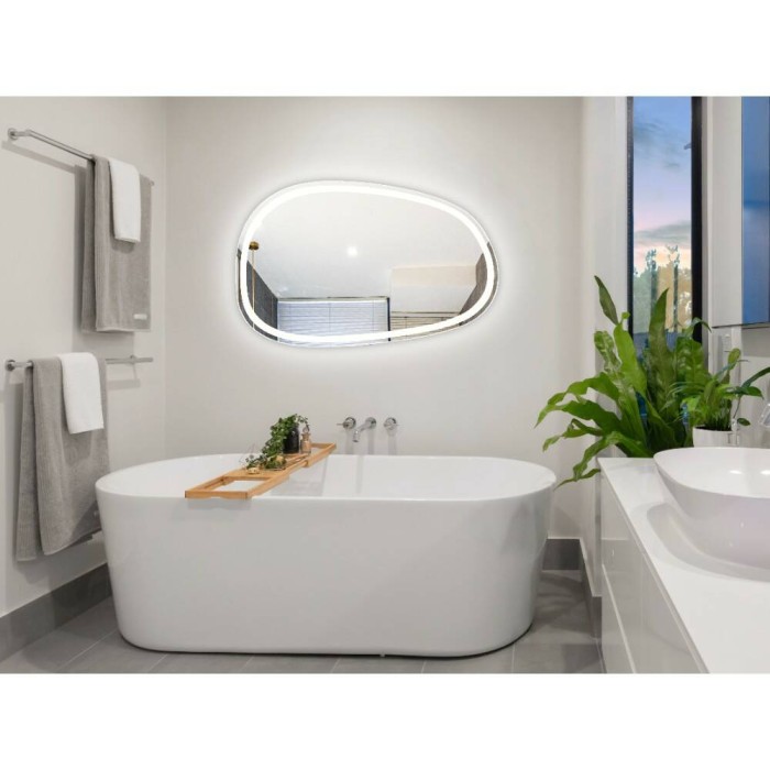 Дзеркало Devit Style 5415080 асиметричне з LED підсвіткою та тачсенсором 800х500 мм