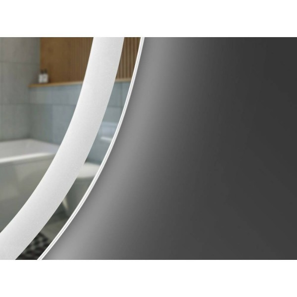 Дзеркало Devit Style 5415080 асиметричне з LED підсвіткою та тачсенсором 800х500 мм