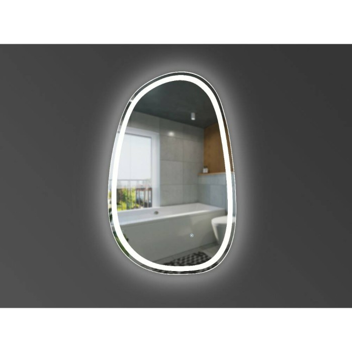Дзеркало Devit Style 5415080 асиметричне з LED підсвіткою та тачсенсором 800х500 мм