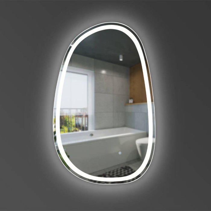 Дзеркало Devit Style 5416090 Асиметричне дзеркало з LED підсвіткою та тачсенсором 628x928 мм