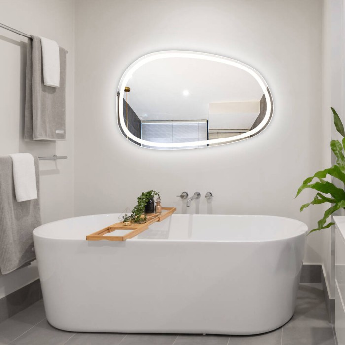 Дзеркало Devit Style 5416090 Асиметричне дзеркало з LED підсвіткою та тачсенсором 628x928 мм