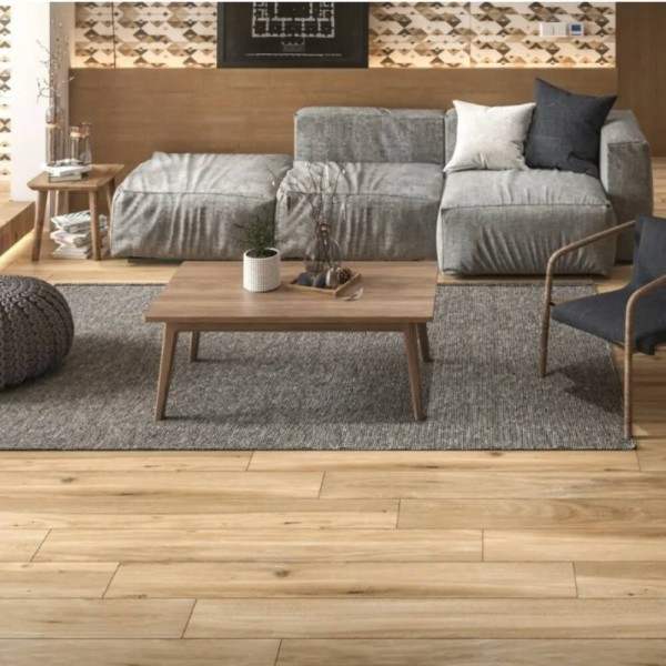 Керамограніт Ceramica Deseo Nova Brown 20x120 см