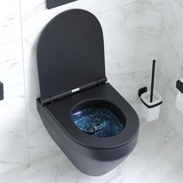 Унітаз підвісний Am.Pm Spirit C701700MBSC FlashClean з сидінням SoftClose, чорний матовий