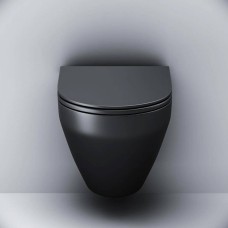 Унітаз підвісний Am.Pm Spirit C701700MBSC FlashClean з сидінням SoftClose, чорний матовий