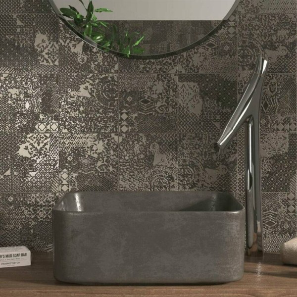 Плитка Mainzu Metal Decor Silver PT03522 20x20 см