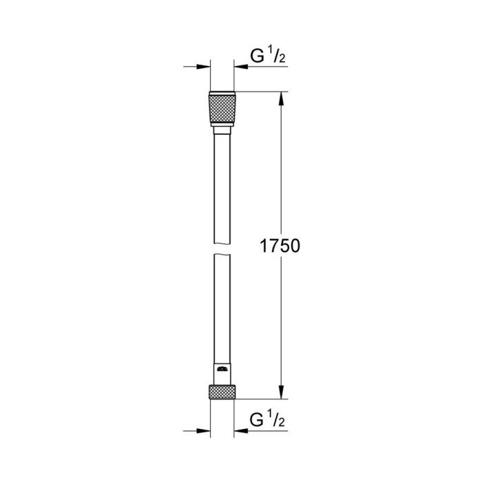 Душовий шланг Grohe Silverflex 28388GL1 золото, 1,75 м