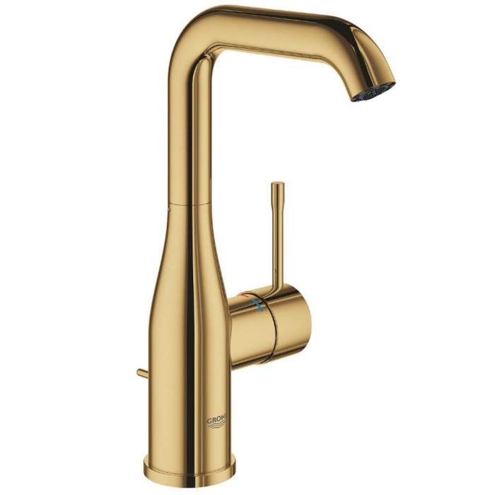 Змішувач для раковини Grohe Essence 32628GL1 L-розмір, золото