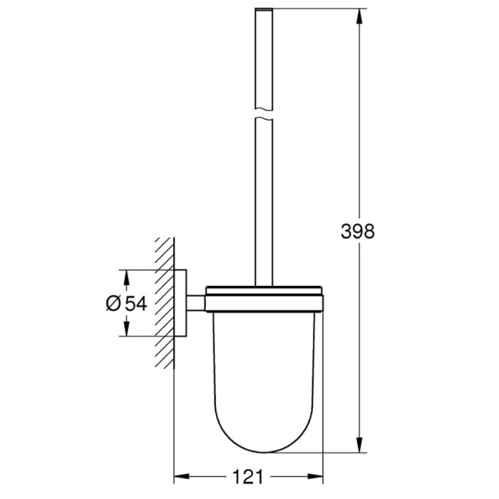 Щітка для унітаза Grohe Essentials 40374GL1 золото