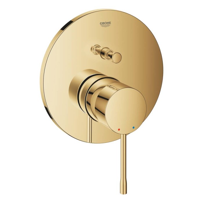 Змішувач прихованого монтажу для душу Grohe Essence 24167GL1 золото (зовнішня частина)