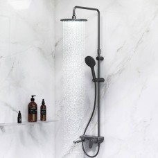 Душова система AM.PM Like F0780722 ShowerSpot, чорний матовий