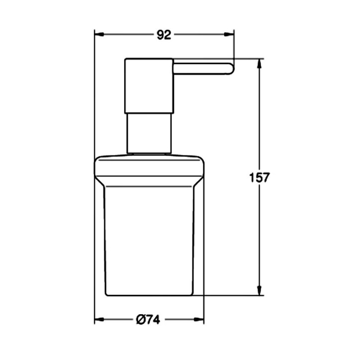 Дозатор для рідкого мила Grohe Essentials 40394DC1 суперсталь