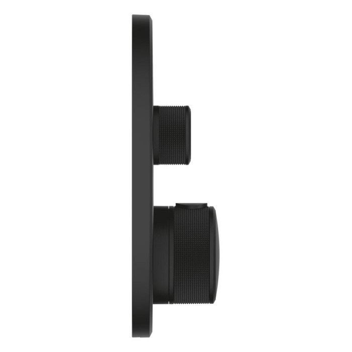 Змішувач прихованого монтажу для душу Grohe Grohtherm SmartControl 29507KF0 з термостатом, на 2 споживачі, чорний