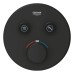 Змішувач прихованого монтажу для душу Grohe Grohtherm SmartControl 29507KF0 з термостатом, на 2 споживачі, чорний