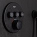 Змішувач прихованого монтажу Grohe SmartControl 29508KF0 з термостатом (зовнішня частина) чорний