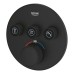 Змішувач прихованого монтажу Grohe SmartControl 29508KF0 з термостатом (зовнішня частина) чорний