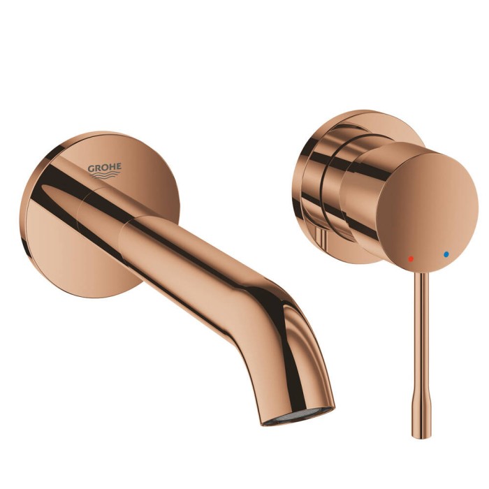 Змішувач прихованого монтажу для раковини Grohe Essence New 29192DA1 золото