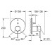Змішувач прихованого монтажу для ванни/душу Grohe Essence 24167DA1 теплий захід сонця (рожеве золото)