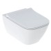 Унітаз підвісний Geberit Smyle Square 500.685.01.1 Rimfree, із сидінням Soft Close (Sandwich)