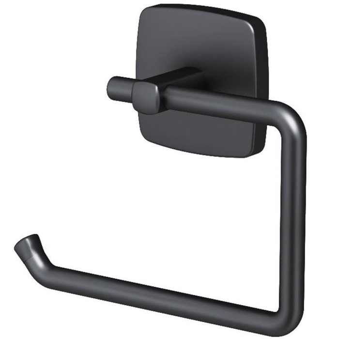 Тримач для туалетного паперу Am.Pm Gem A9034122 без кришки чорний мат