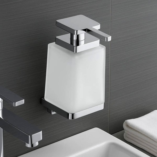 Дозатор для рідкого мила з тримачем Langberger Elegance 2132021A хром